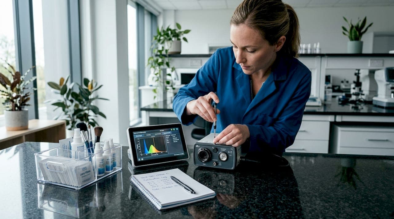 Light Source Calibration Process: A Technician's Guide