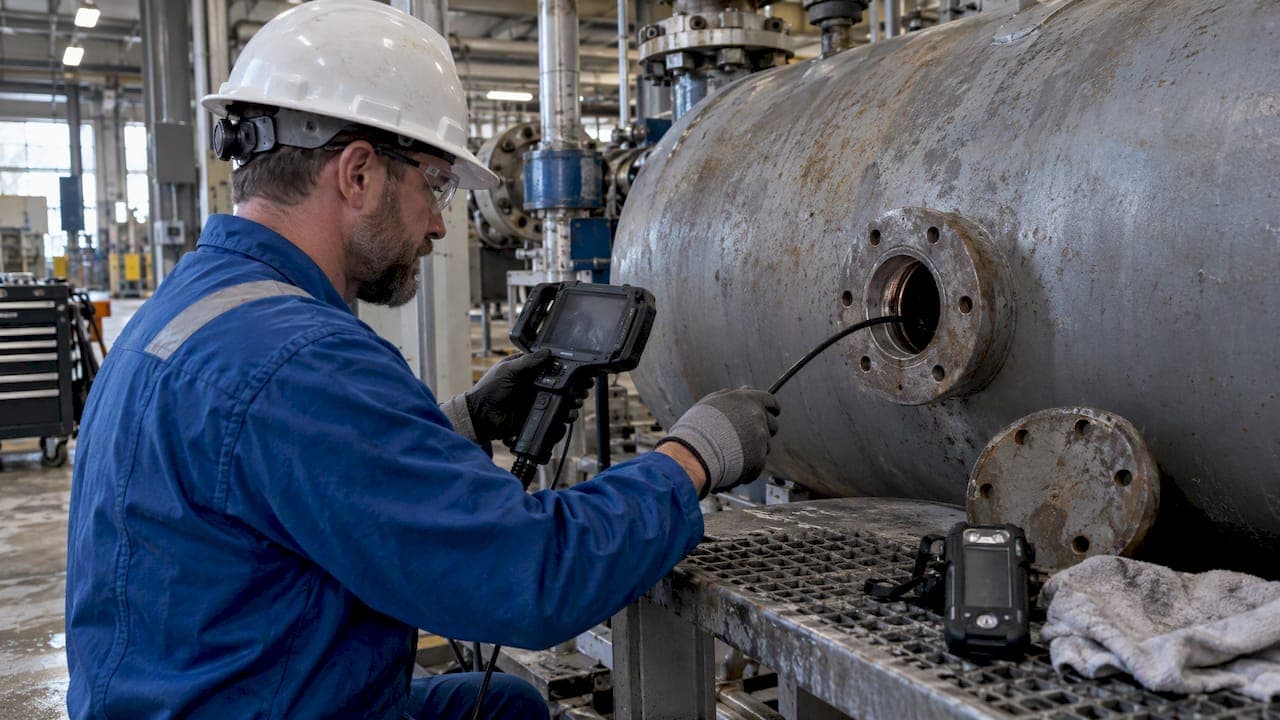 Four Phases Technicians Need for Confined Space Borescope Inspection