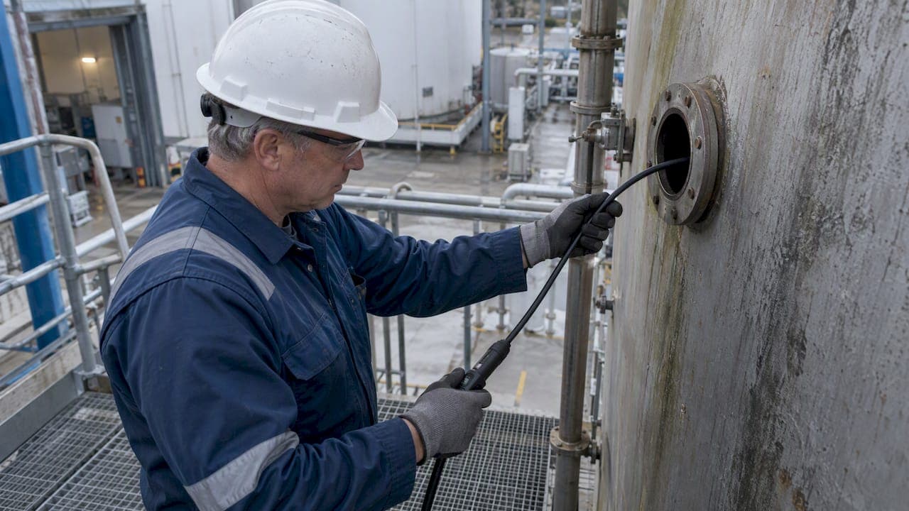 Technicians: Tank Borescope Workflow to Avoid Confined Space Entry