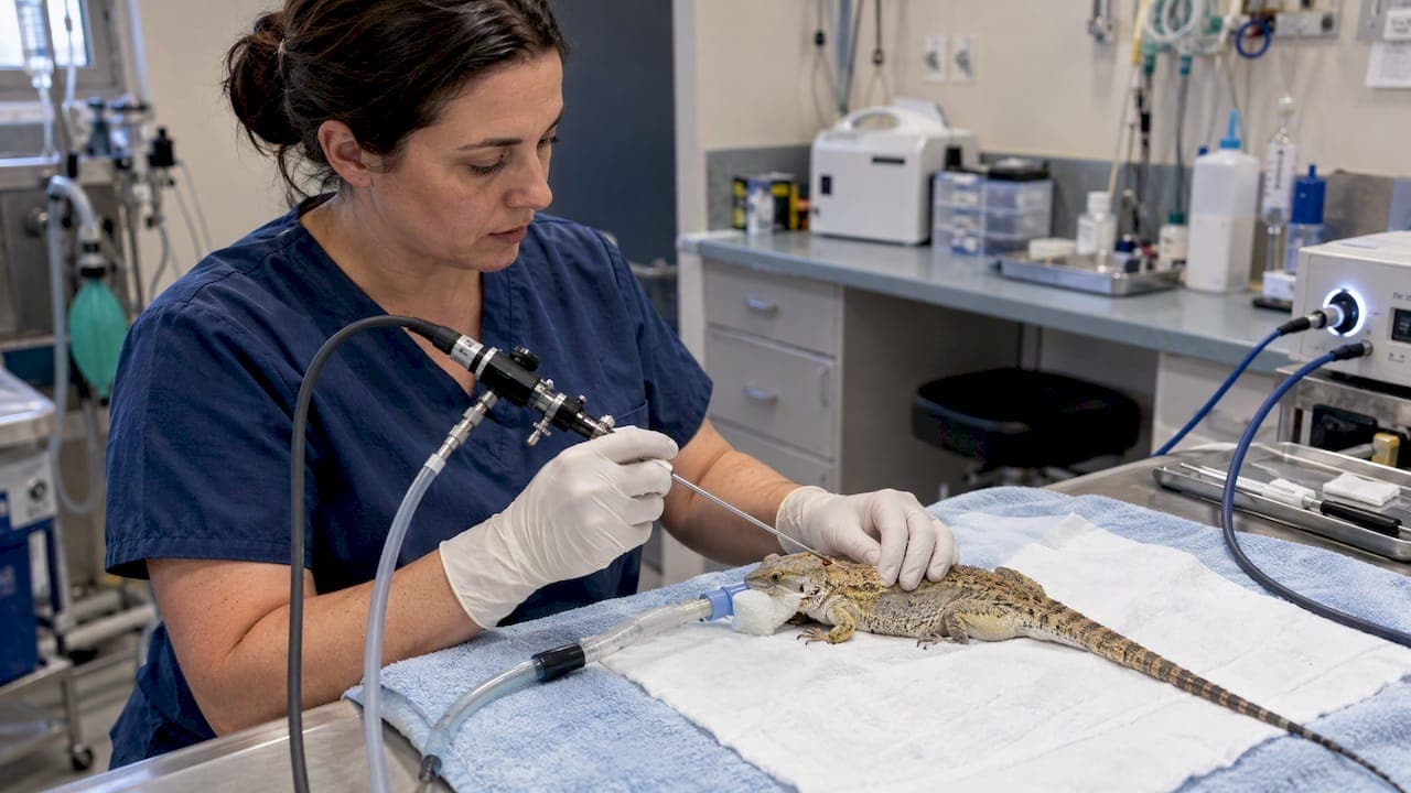 Reptile Endoscopy: Why Vets Start With a 2.7 mm Scope