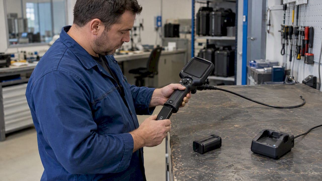 Hot Swappable Videoscopes: 7 Steps to Swap Batteries Without Pausing